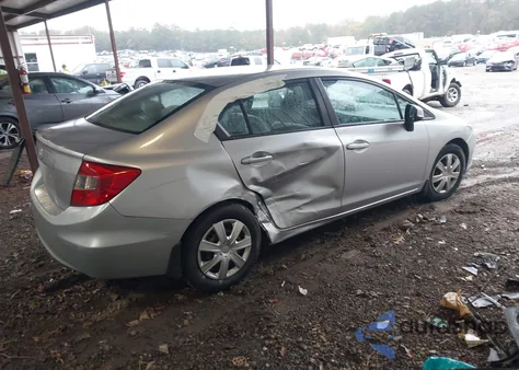 2012 Honda Civic Lx from USA, damaged, VIN 19XFB2F58CE090688